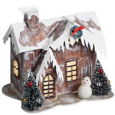 Novogodišnja svetleća dekoracija Kućica 658724