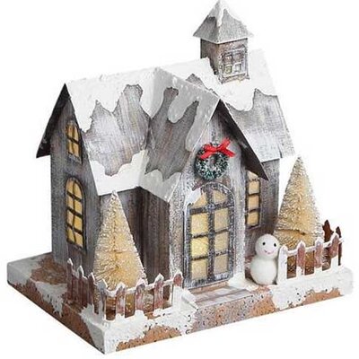 Novogodišnja svetleća dekoracija Kućica 658735