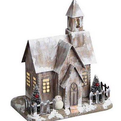 Novogodišnja svetleća dekoracija Kućica 658736