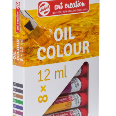 TALENS Art Creation Oil Colour Set - Komplet uljanih boja 8x12ml 699108