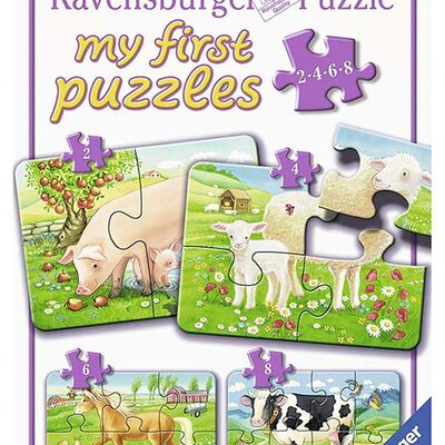 Ravensburger Moj prvi puzzle 4u1 - Domaće životinje 07077