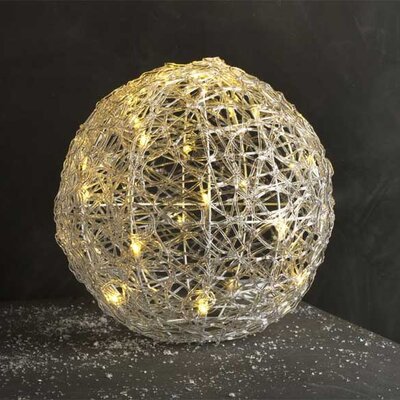 Dekorativna svetleća LED kugla na baterije 35 cm
