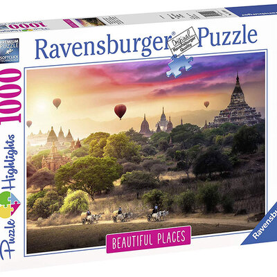 Ravensburger Slagalica 1000 delova - Lepi predeli - Baloni nad Mjanmarom 15153
