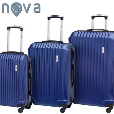 Set ABS kofera Enova Sevilla Teget 55cm-65cm-75cm 514240