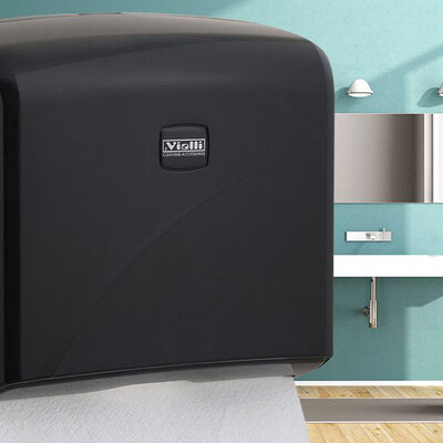 Držač papirnih ubrusa u listićima Z Vialli Mikro Crni K2B - 200 listova 