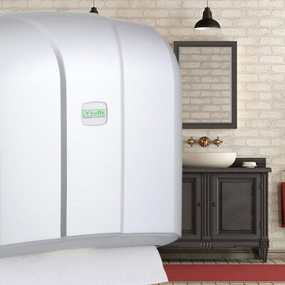 Držač C-V papirnih ubrusa u listićima - metalik K4M Vialli, 400 listova