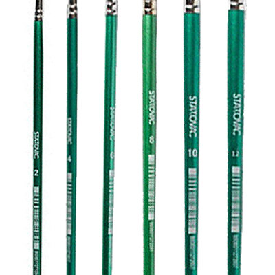 POP BRUSH 080 - Četkice okrugle - zelene 6 kom. br.2-12