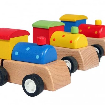 Pino Toys Lokomotiva sa poteznim mehanizmom 8132 Assorted