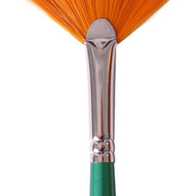 POP BRUSH 095 - Četkica fan - zelena br.6 - 3 kom. 628406