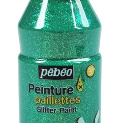 PEBEO Glitter Paint - Svetlucavi gel za decu ZELENA 150ml 668183