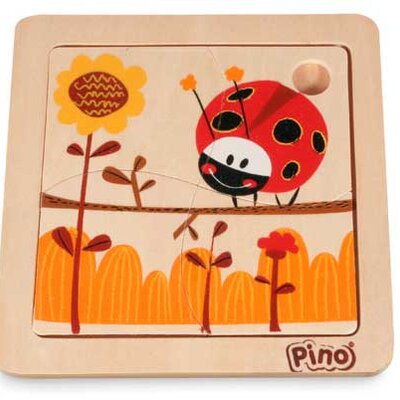 Pino Toys Drvena slagalica Bubamara