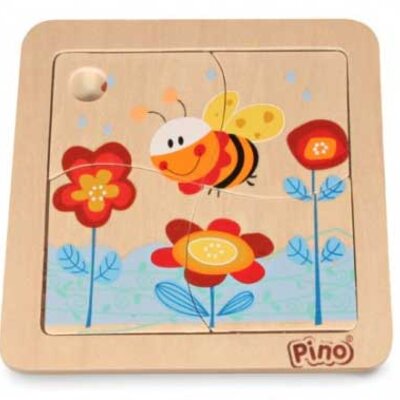 Pino Toys Drvena slagalica Pčelica