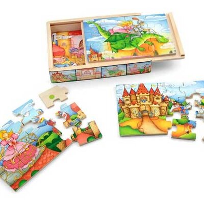 Pino Toys Puzzle 4 slike od po 12 delova Bajka