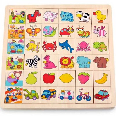 Pino Toys Tematska drvena slagalica 3910