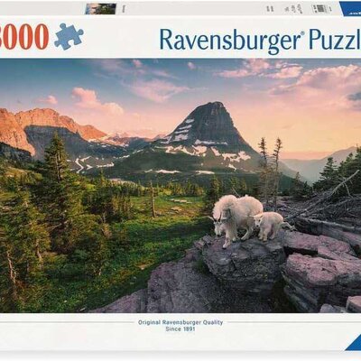 Puzzle slagalica 3000 delova Alpske koze Ravensburger 12000809
