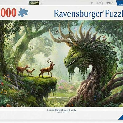 Puzzle slagalica 3000 delova Šumski zmaj se budi Ravensburger 12000808