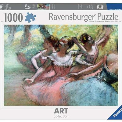 Puzzle slagalica 1000 delova Edgar Dega - Četiri balerine na pozornici Ravensburger ART 12001318