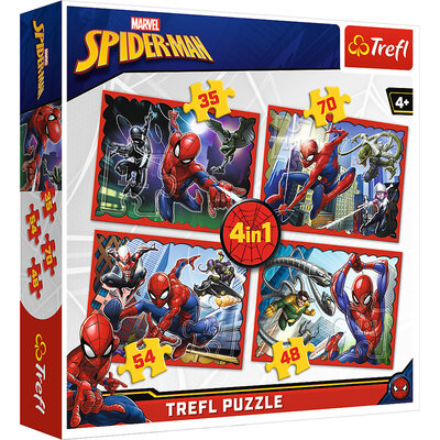 Trefl puzzle 4-u-1 Spider-Man 4 slagalice