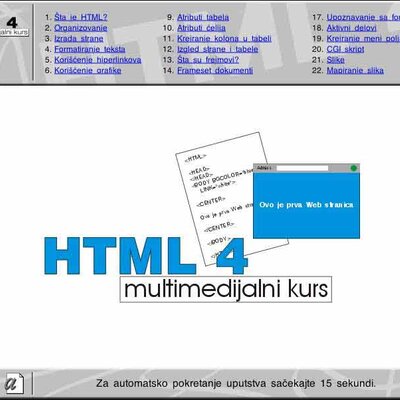Multimedijalni kurs - HTML 4