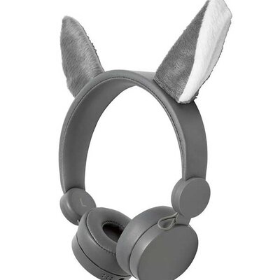 Nedis Animaticks slušalice Willy Wolf sa odvojivim kablom i dodacima HPWD4000GY