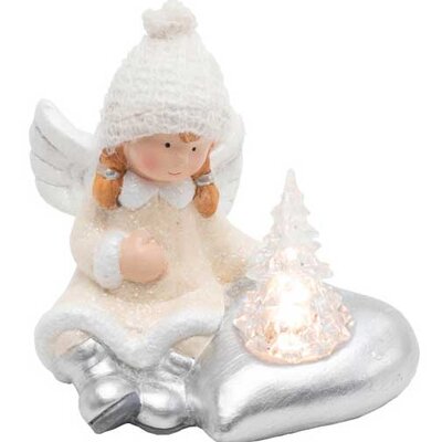 Keramička LED stona dekoracija Anđeo KDC13