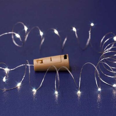 Dekorativne LED lampice na baterije 20 LED MLD20/WW