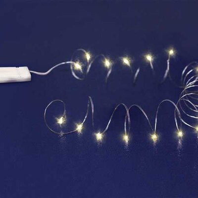 Dekorativne LED lampice na baterije 20 LED MLF20/WW