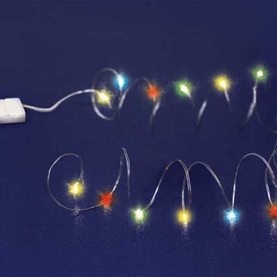 Dekorativne LED lampice na baterije 20 Multicolor LED MLF20/M