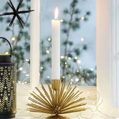 Dekorativni svećnjak Gheon Gold