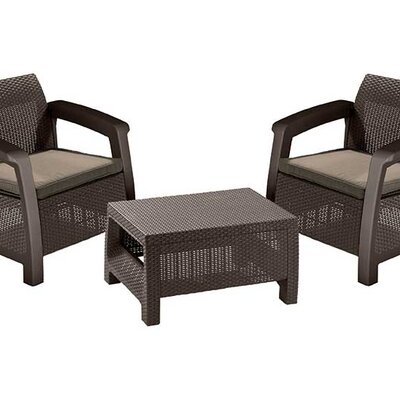 Baštenska garnitura Curver Bahamas Weekend braon