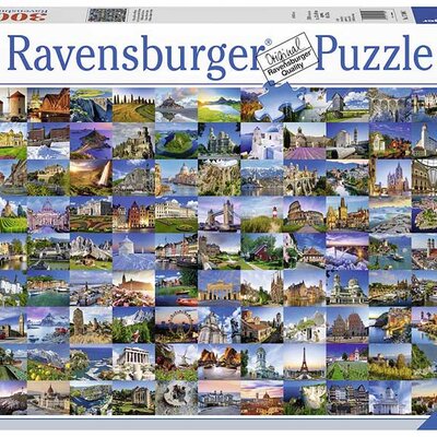 Ravensburger Slagalica 3000 delova - 99 najlepših mesta Evrope 17080