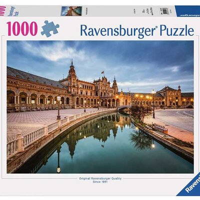 Puzzle slagalica 1000 delova Španski trg Sevilja Ravensburger 12001236