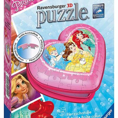 Kutija - srce od puzli Disney Princess - Ravensburger 12114
