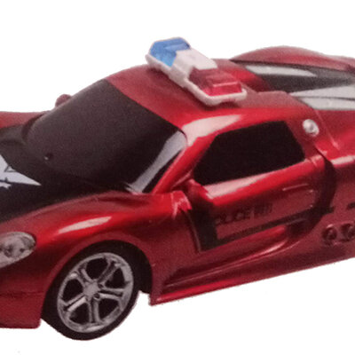 Policijski auto veliki sa daljinskim upravljanjem - crveni 50188