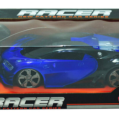 Trkački auto srednji sa daljinskim upravljanjem - plavi 50191