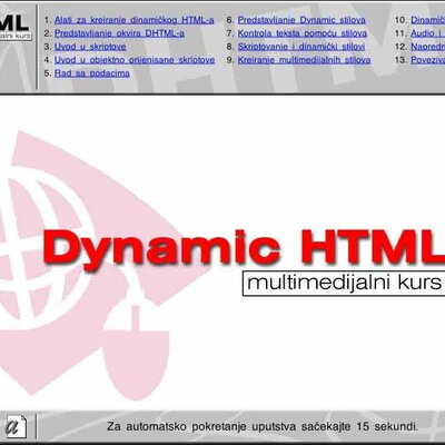 Multimedijalni kurs - Dynamic HTML