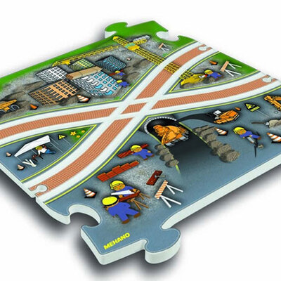 MEHANO My First Train Puzzle podloga - deo - GRADILIŠTE E240