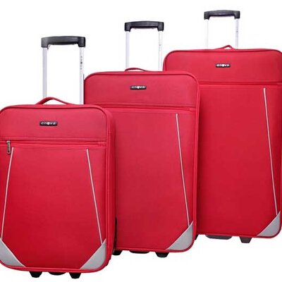 Enova Putni koferi - komplet - 53/63/73cm - Malaga Red 519140