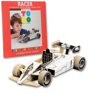 TO DO Cardboard Toy Eco Kit Racer - 3D Puzzle Maketa FORMULA 98 delova 