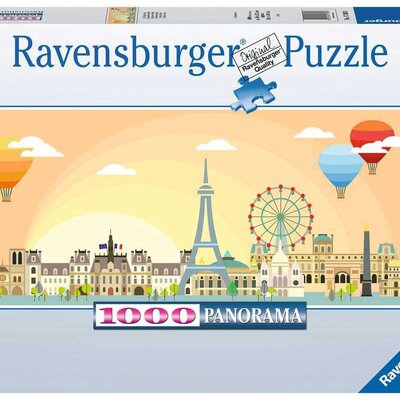 Puzle 1000 delova Panorama Pariz Ravensburger 17393