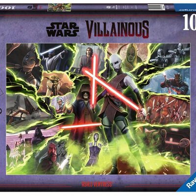 Puzzle slagalica 1000 delova Asajj Ventress Star Wars Villainous Ravensburger 17341