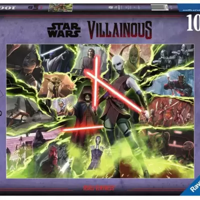 Puzzle slagalica 1000 delova Asajj Ventress Star Wars Villainous Ravensburger 17341