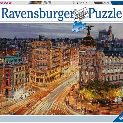 Puzzle slagalica 1000 delova Gran Via Madrid Ravensburger 12000609