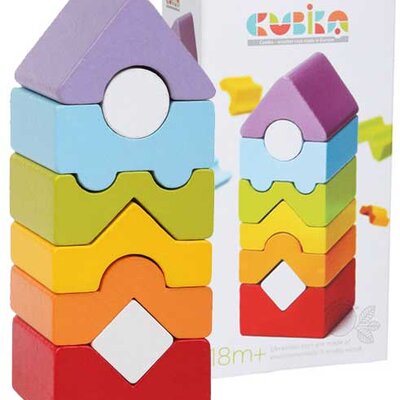 Cubika Drvena kula od 8 elemenata 15009