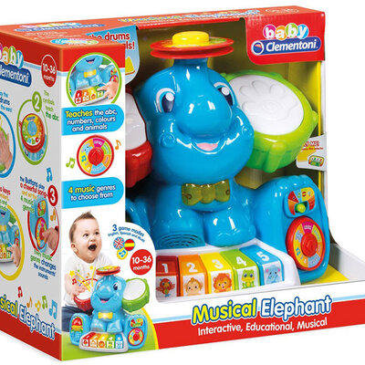 CLEMENTONI Interaktivna edukativna muzička igračka SLONČE CL50536