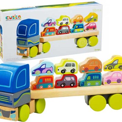 Cubika Drveni kamion sa autićima 13418