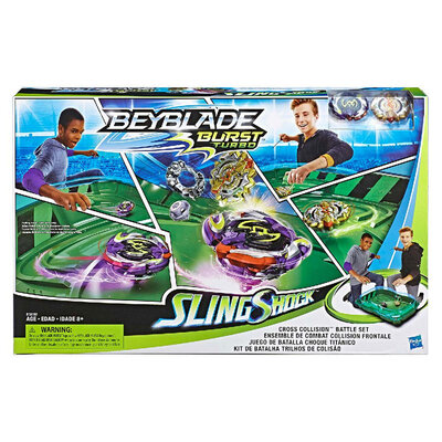 Akciona društvena igra BEYBLADE Cross Collision Battle Set E5565
