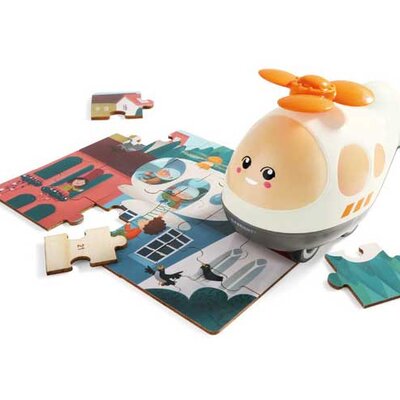 Top Bright Puzzle sa igračkom Helikopter