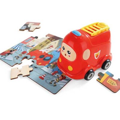 Top Bright Puzzle sa igračkom Vatrogasac