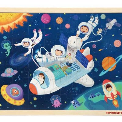 Top Bright Drvene puzzle 48 elemenata Svemir